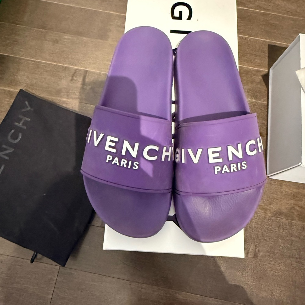 Givenchy Purple Slides
